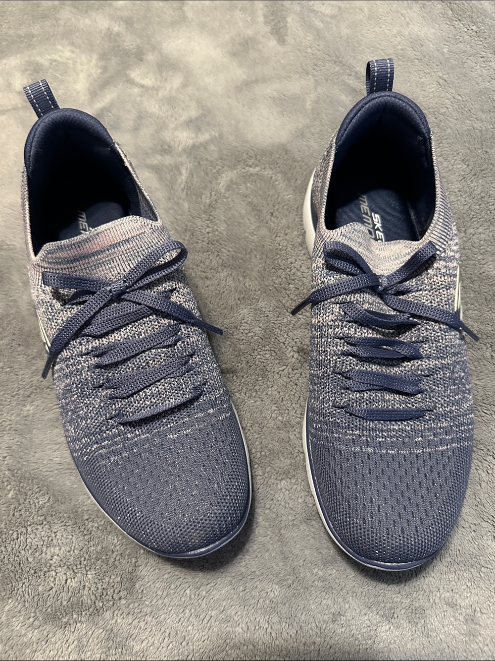 Skechers Women’s  Knit Lace-Up Sneakers